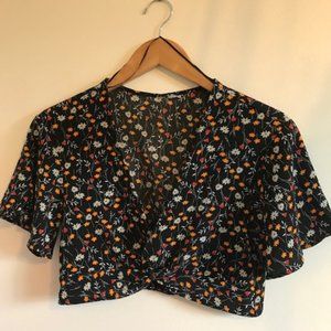 H&M floral blouse, size medium